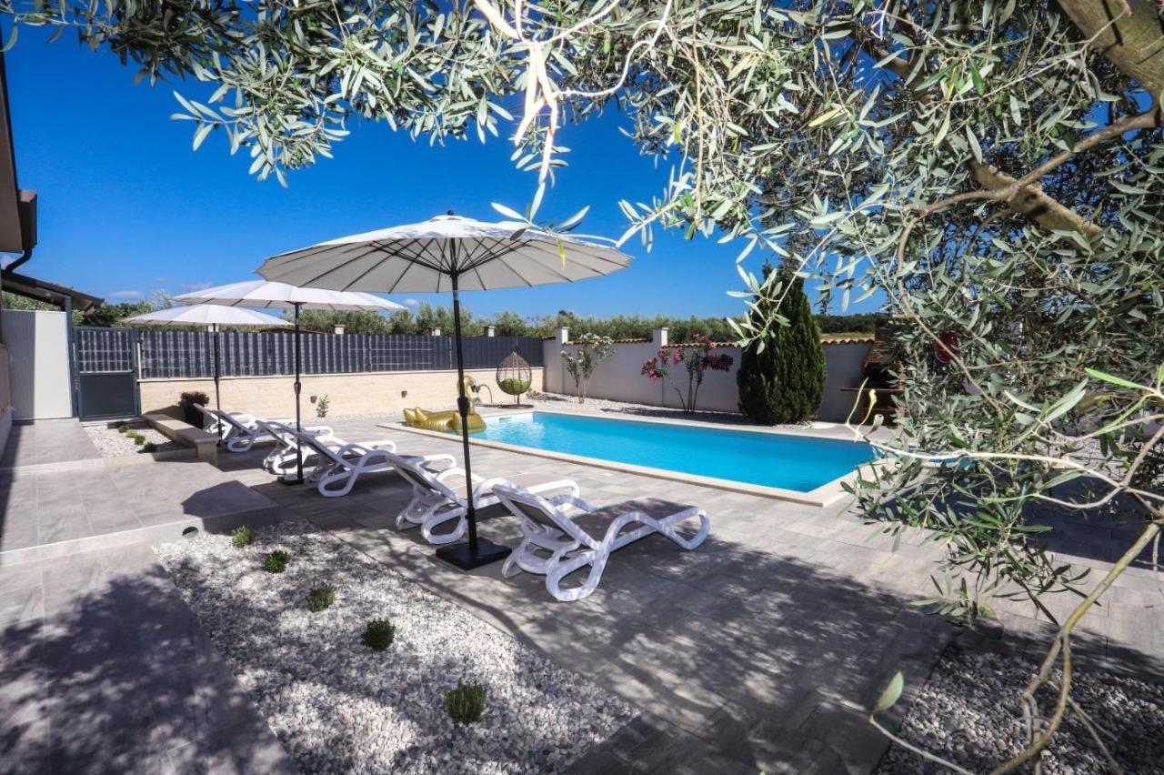 Apartment Nina With Private Pool Nova Vas  外观 照片